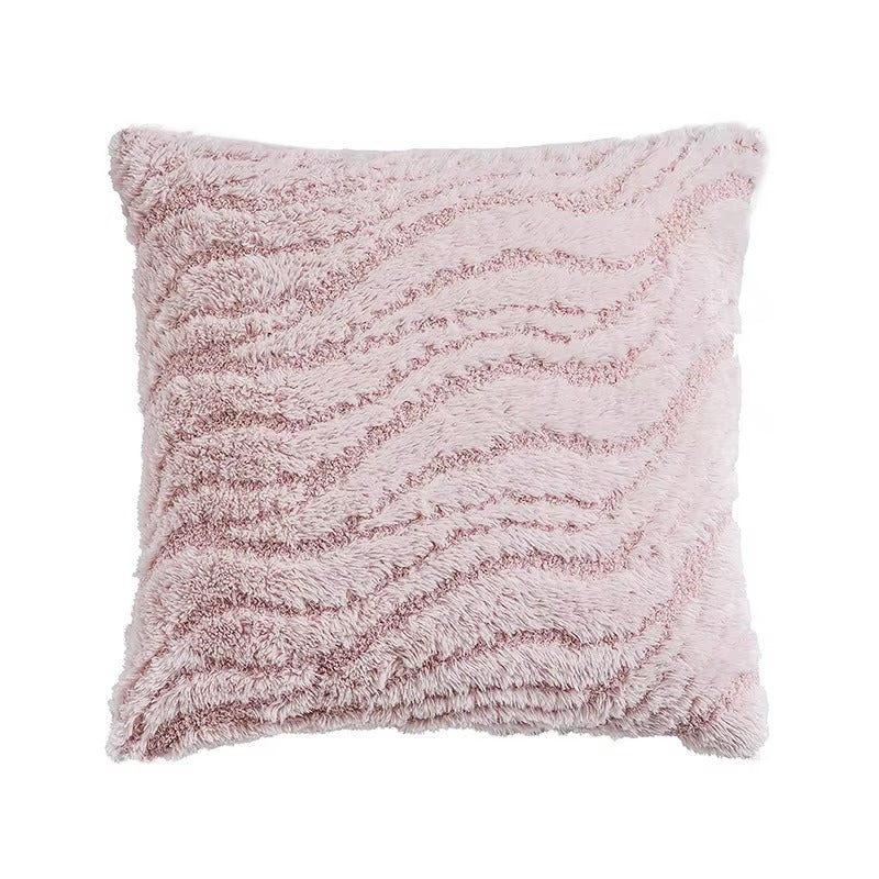 Wholesale Custom Quilted Faux Rabbit Fur Cushion Covers – Soft, Washable, Decorative Throw Pillowcases