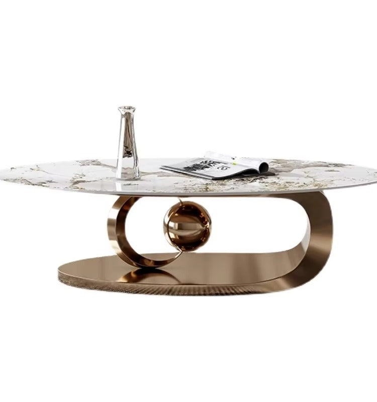 Movable Retro Metal Coffee Tables – Round, Nordic, Portable, Living Room/Bedroom