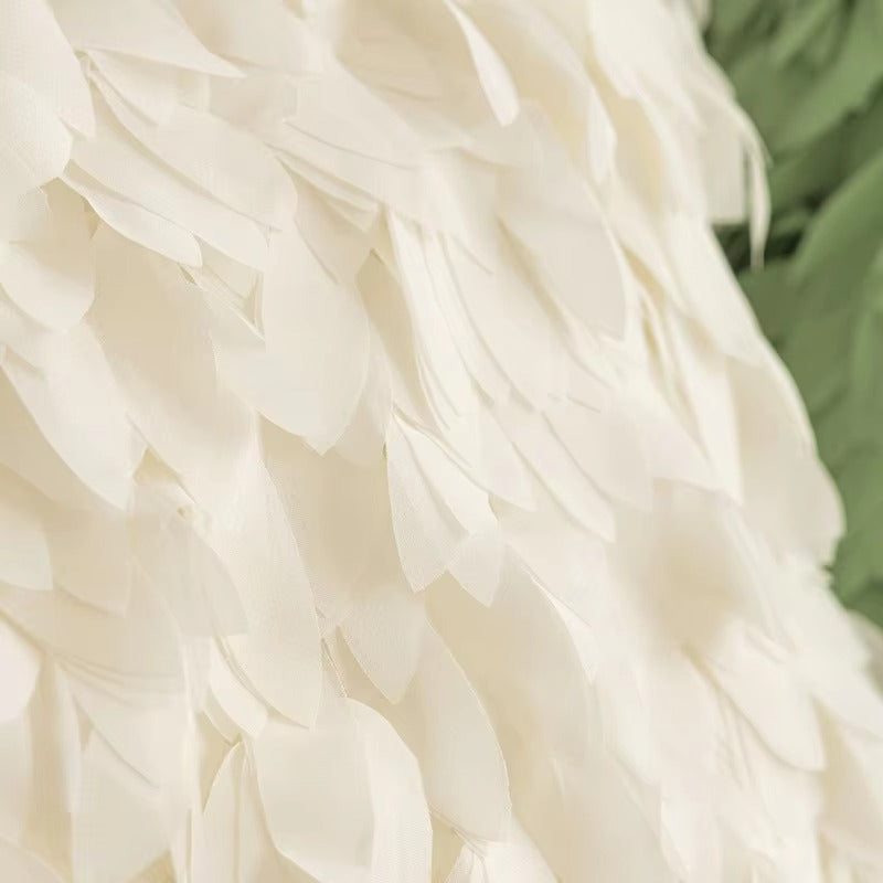 Solid Color Falling Leaves Pillow Covers – Car/Office/Sofa, Luxury, Modern, Recycled Polyester