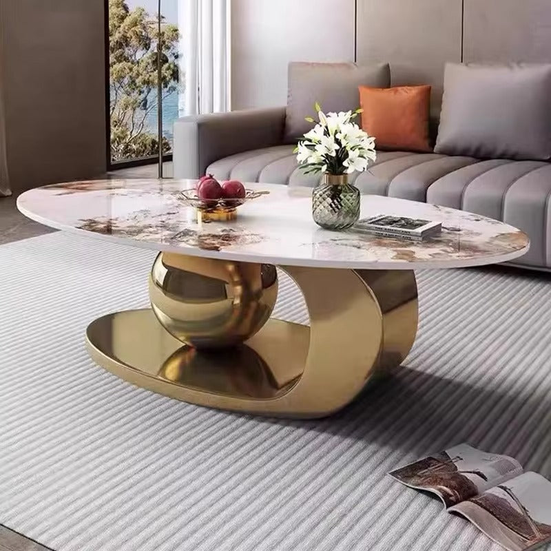 Movable Retro Metal Coffee Tables – Round, Nordic, Portable, Living Room/Bedroom