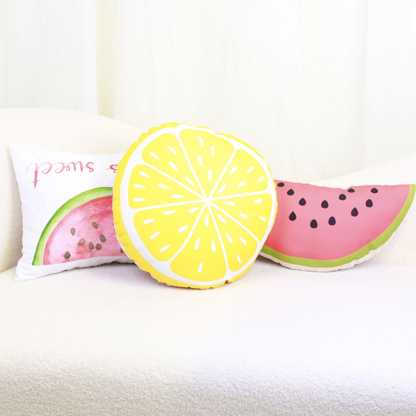 Waterproof Sofa Cushion Covers – Custom, Fruit Prints, Outdoor, Decorative