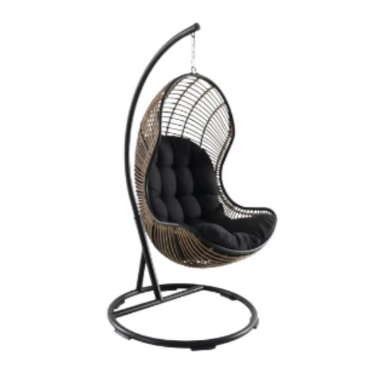 Modern Rattan Hanging Egg Chairs – Swing, Comfortable, Patio Outdoor, Made in Indonesia