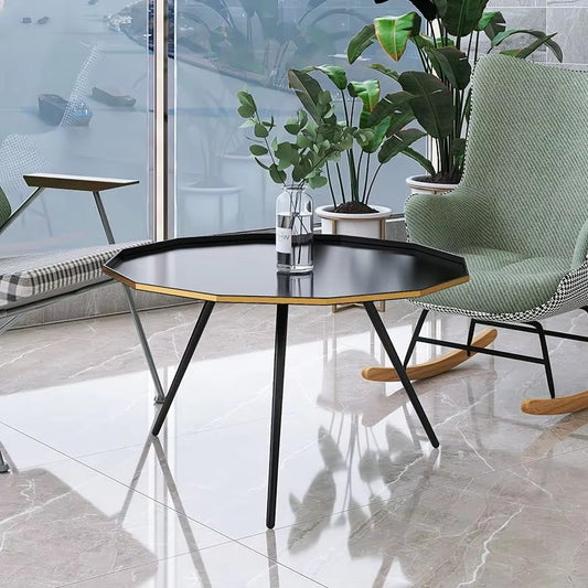 Small Polygonal Coffee/Side Tables – Stainless Steel, Modern Creative, Living Room/Home Balcony