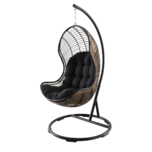 Modern Rattan Hanging Egg Chairs – Swing, Comfortable, Patio Outdoor, Made in Indonesia