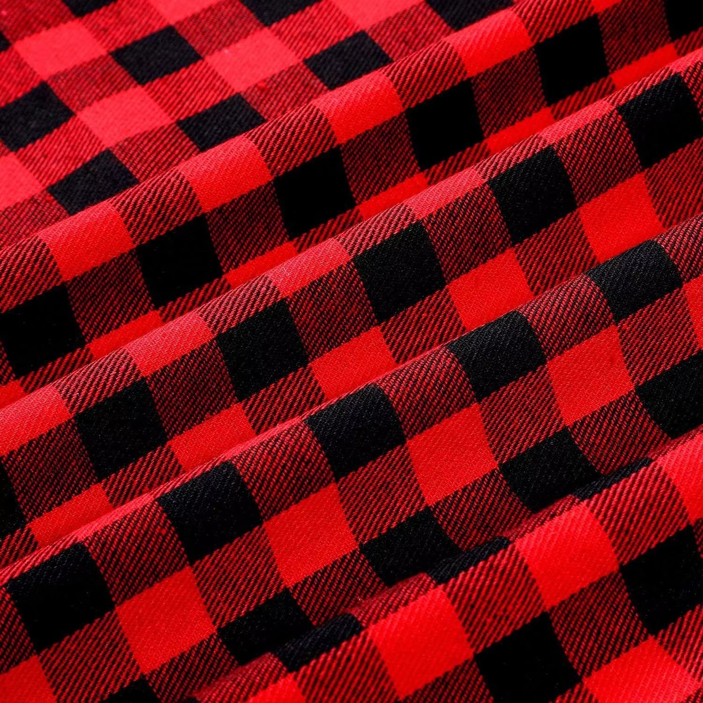 Queeneo Christmas Red Buffalo Check Napkins – Plaid, Custom, Party/Kitchen, Holiday Decor