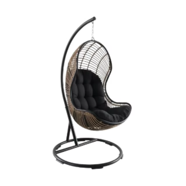 Modern Rattan Hanging Egg Chairs – Swing, Comfortable, Patio Outdoor, Made in Indonesia