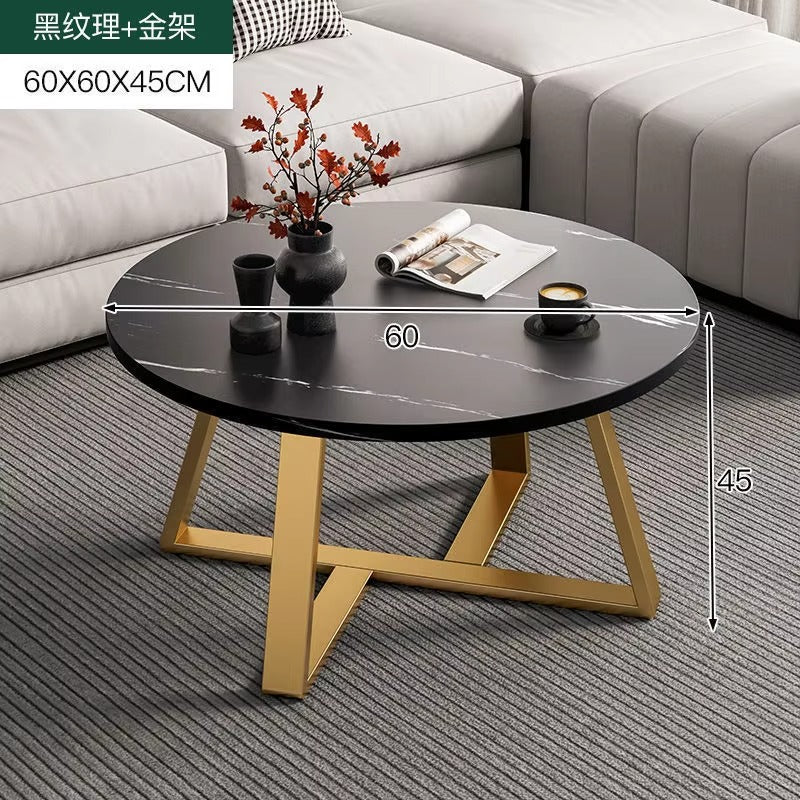 Round/Square Coffee Tables – Black/White/Gold, Nordic, Marble/Wood, Outdoor/Indoor, Luxury, Living Room
