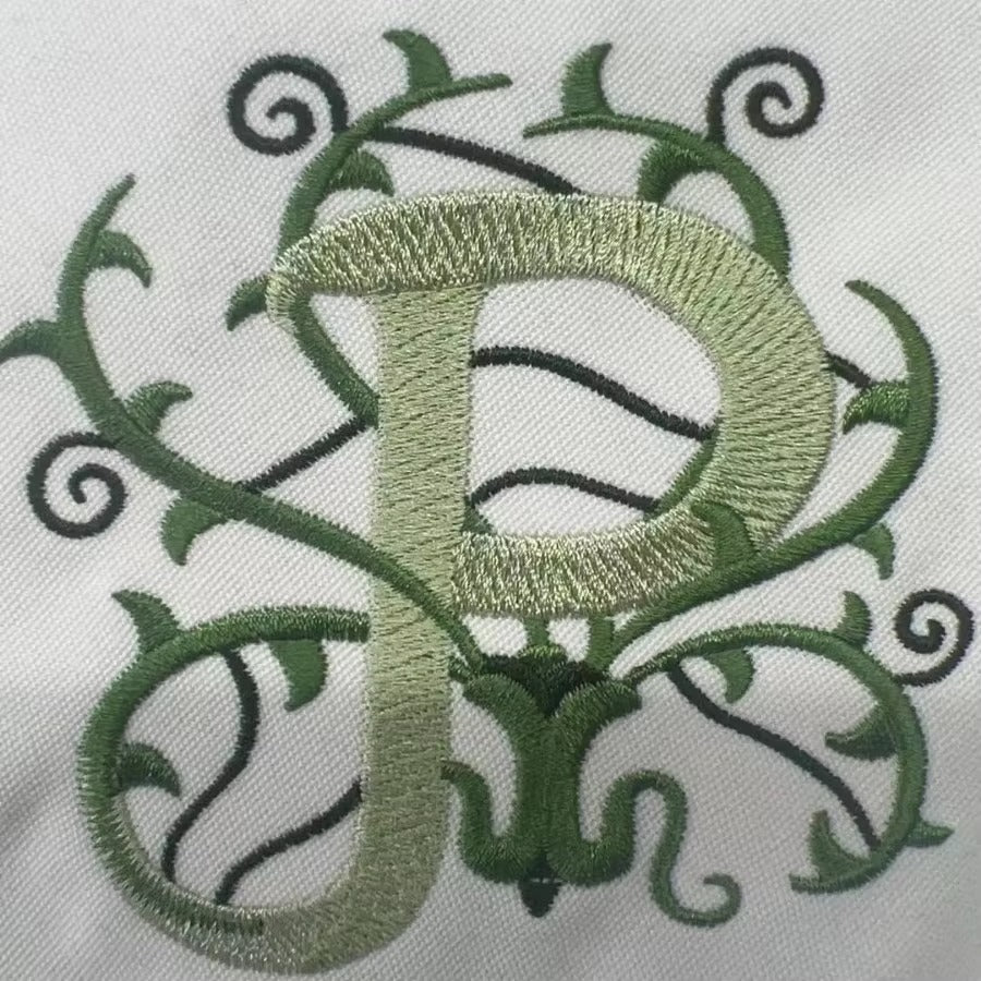 Queeno Custom Wedding Cotton Napkins – Embroidered, Logo, Party/Kitchen Decor